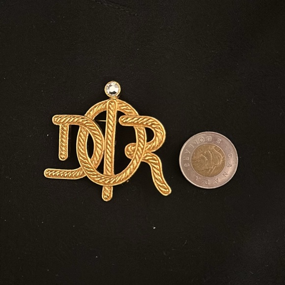 Rare Christian Dior gold plated brooch - Picture 5 of 5